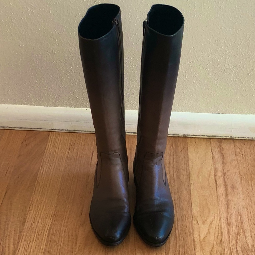 Prada Ombre Boots - Taupe & Black